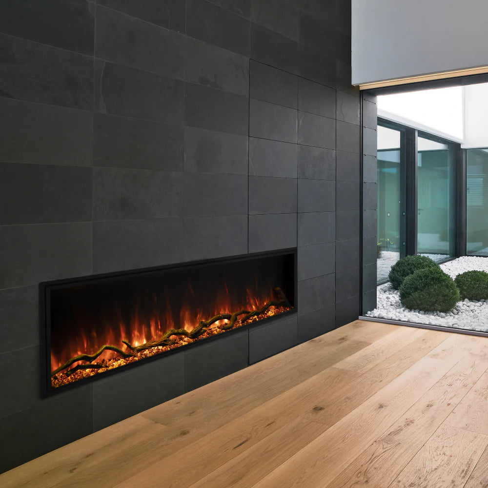 Modern Flames Landscape 96in Pro Slim Built In Gen 2 Electric Wall Mount Heater