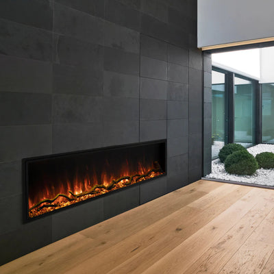 ZZ Modern Flames Landscape 96in Pro Slim Built In Gen 2 Electric Wall Mount Heater