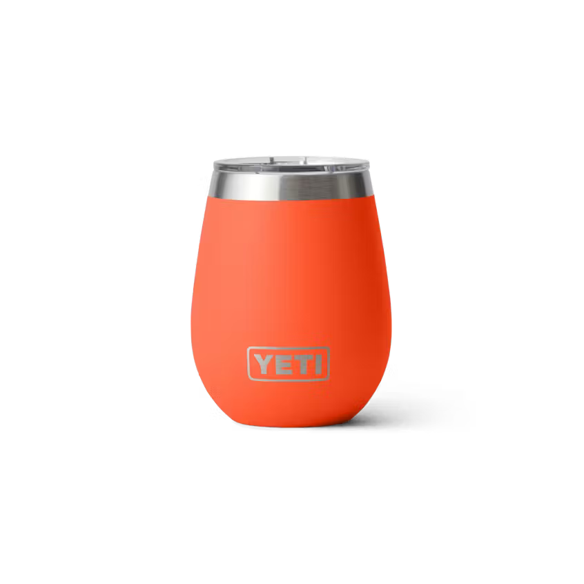 Yeti Rambler 10oz Wine Tumbler with MagSlider Lid | Papaya