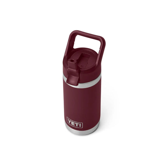 Yeti Rambler 12oz Kids Bottle with Straw Lid | Canyon Red