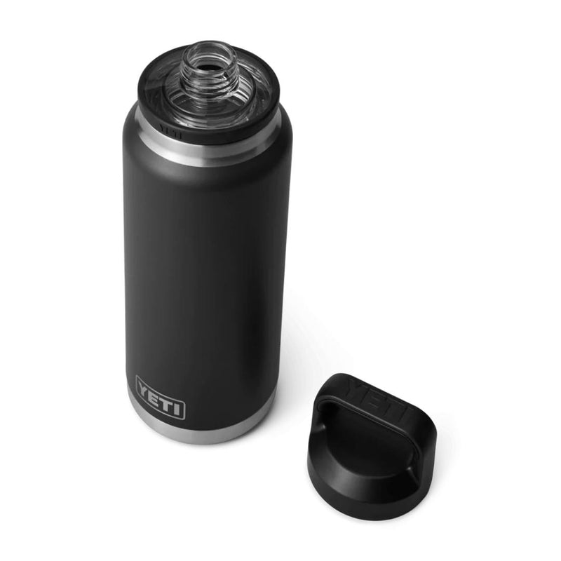 Load image into Gallery viewer, Yeti Rambler 36oz Bottle with Chug Cap Black
