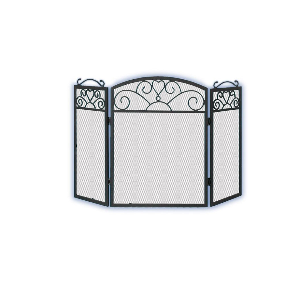 Meltoncraft 3 Panel Fancy Fire Screen H83cm x W130cm
