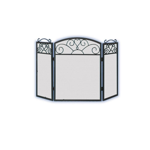 Meltoncraft 3 Panel Fancy Fire Screen H83cm x W130cm