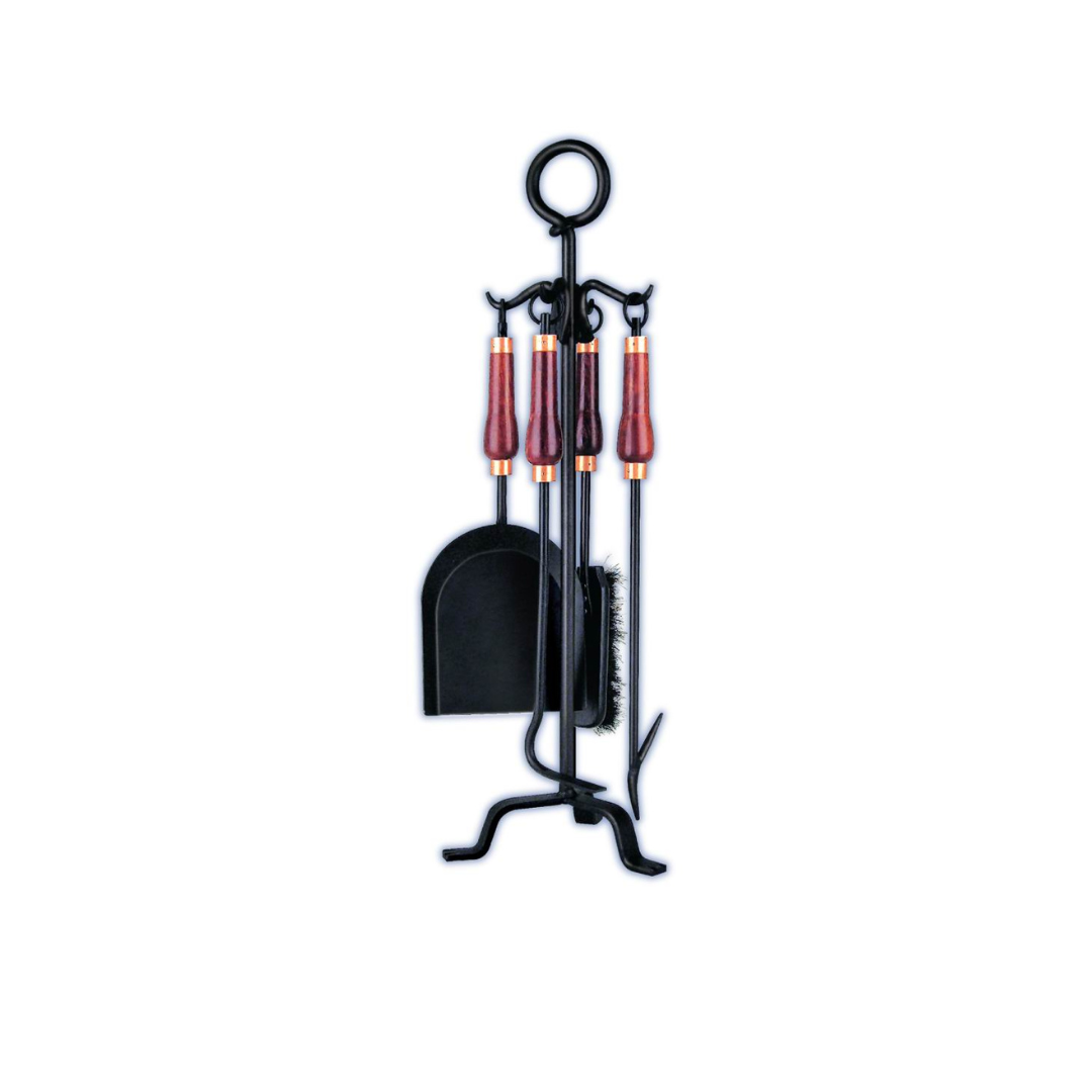 Meltoncraft 5pc Wrought Iron Fire ToolSet