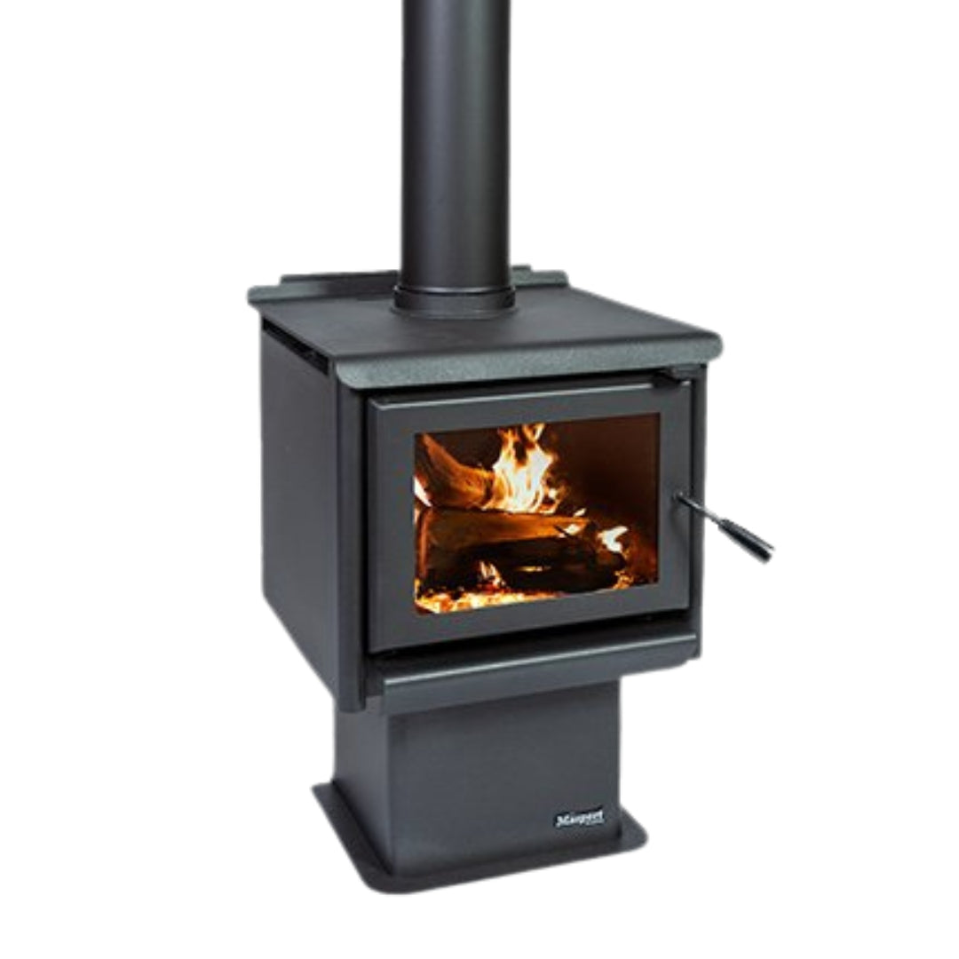 Masport Rosewood Freestanding Wood Heater on Pedestal