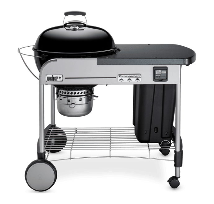 Performer Premium 57cm Kettle Black With GBS SS Grill