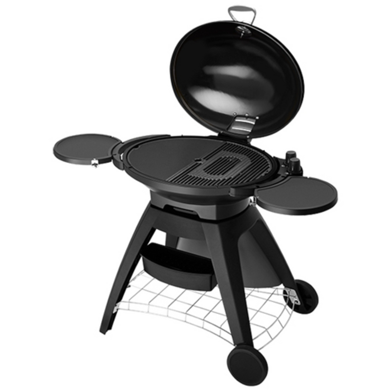 Load image into Gallery viewer, Bigg Bugg Graphite 2 Burner BBQ &amp; Trolley
