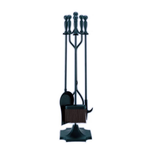 Meltoncraft 5pc Black Firetool Set