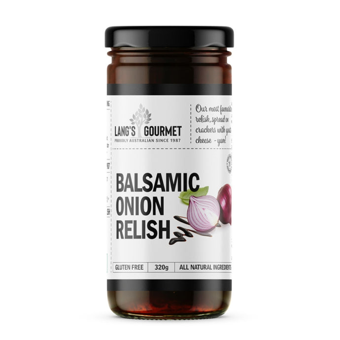 Langs Gourmet Balsamic Onion Relish 300g