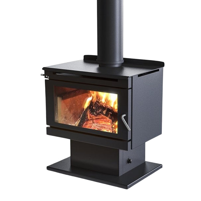 Blaze 800 Freestanding Wood Heater on Pedestal with Fan