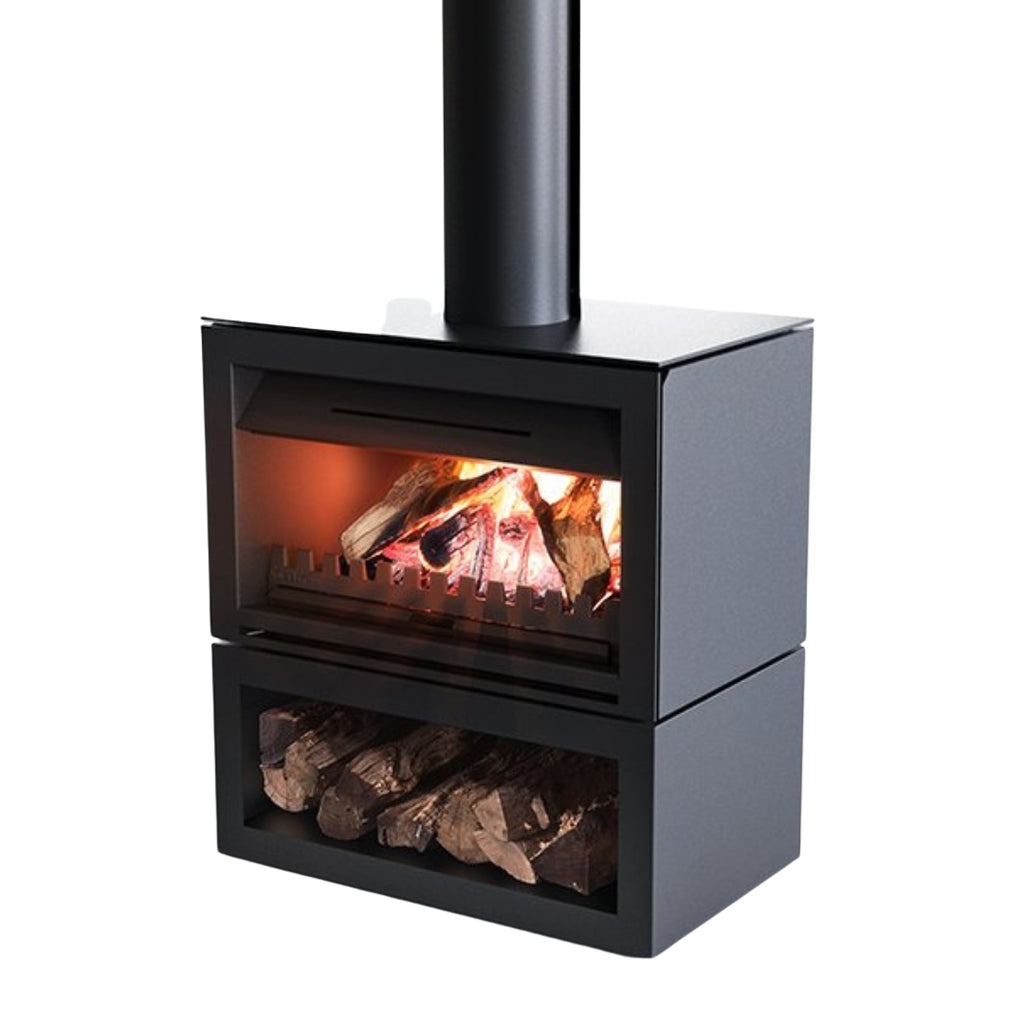 Nectre N900 Freestanding Wood Heater Inc Base, Flue Kit and Fan