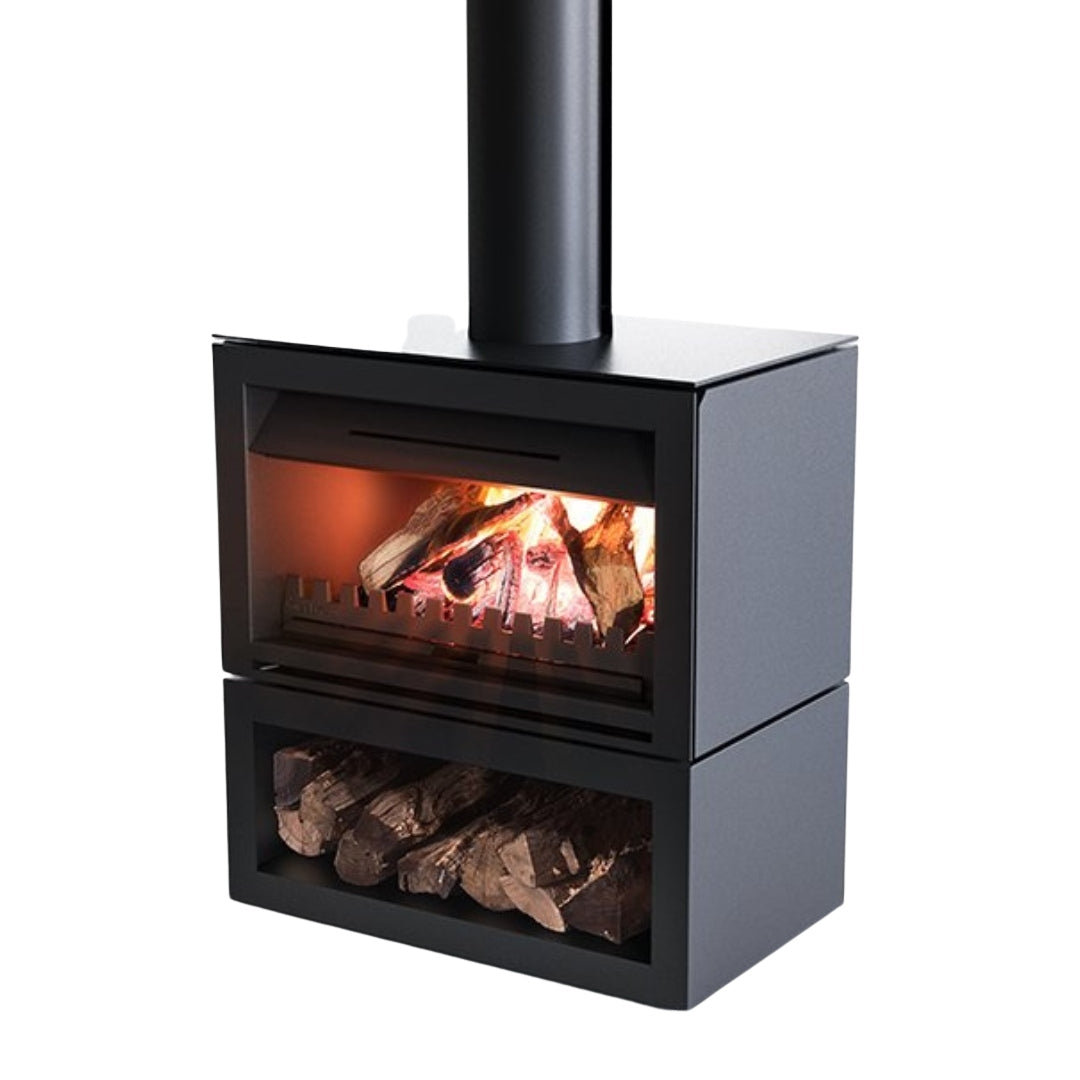 Nectre N900 Freestanding Wood Heater Inc Base, Flue Kit and Fan