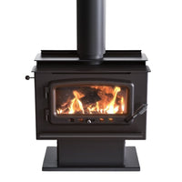 Nectre MKII Freestanding Wood Heater on Pedestal