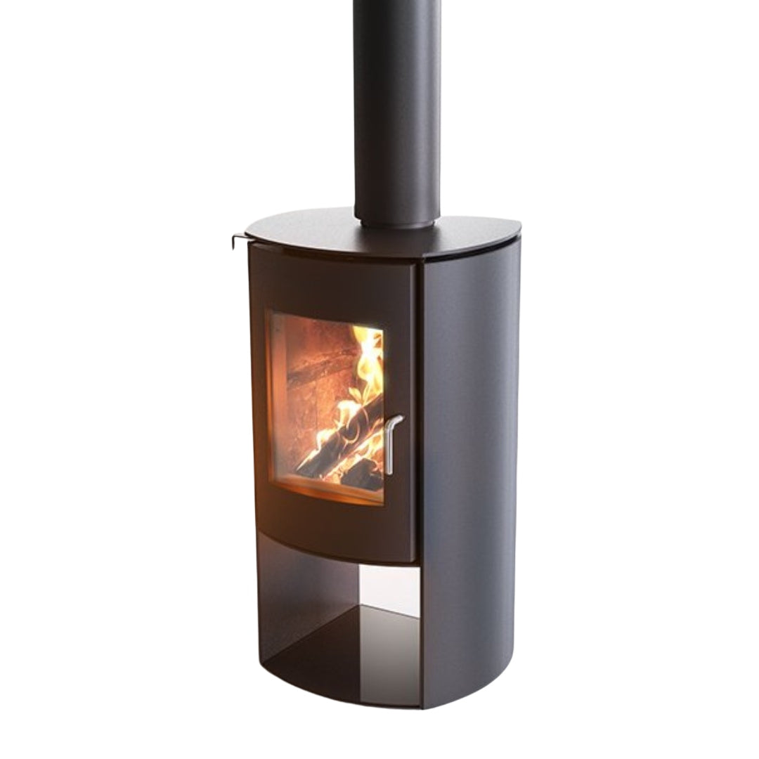 Nectre N60 Freestanding Wood Heater - Curved