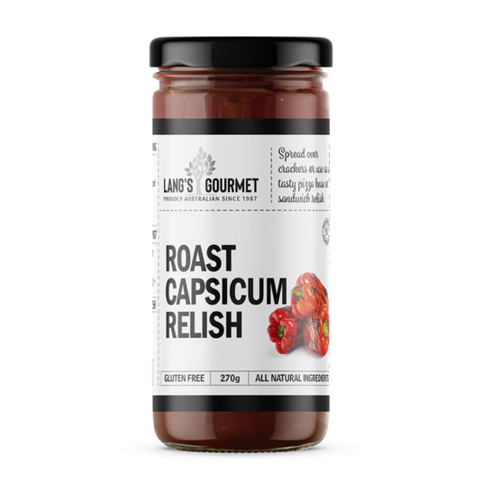Langs Gourmet Roast Capsicum Relish 300g