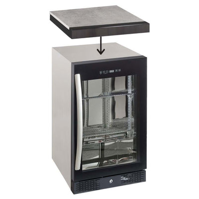 ZZ Gasmate Nova Graphite 1 Door Premium Fridge Top