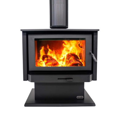 Kemlan Tempo Grand Freestanding Wood Heater on Pedestal